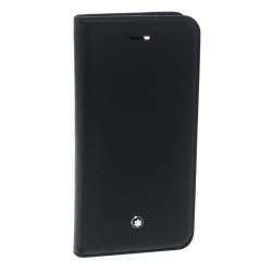 Pre Owned Montblanc Black Leather iPhone 7 Flip Case