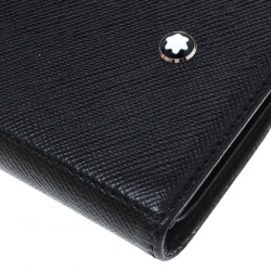 Pre Owned Montblanc Black Leather iPhone 7 Flip Case