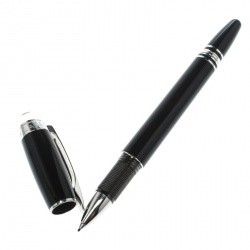 Pre Owned Montblanc StarWalker Black Resin Silver Tone Fineliner Pen