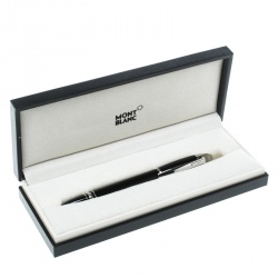 Pre Owned Montblanc StarWalker Black Resin Silver Tone Fineliner Pen