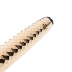 Pre Owned Montblanc Meisterstuck Solitaire Doue Geometric Dimension Ballpoint Pen