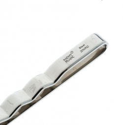 Montblanc Textured Stainless Steel Tie Bar