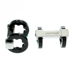 Pre Owned Montblanc Heritage Gunmetal Tone Stainless Steel Cufflinks