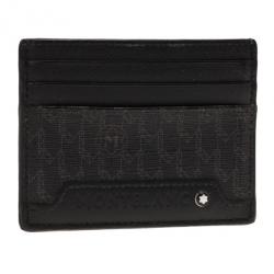 مملوكة مسبقًا Montblanc Black Meiserstruck Card Holder