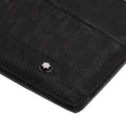 مملوكة مسبقًا Montblanc Black Meiserstruck Card Holder