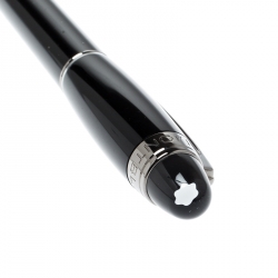 Pre Owned Montblanc StarWalker Black Resin Silver Tone Fineliner Pen