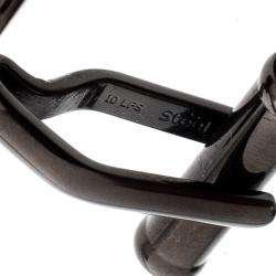 Pre Owned Montblanc D. Defoe PVD Coated Stainless Steel Leaf Cufflinks