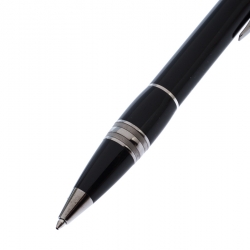 Pre Owned Montblanc StarWalker Midnight Black Resin Ruthenium Coated Ballpoint Pen