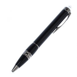Pre Owned Montblanc StarWalker Midnight Black Resin Ruthenium Coated Ballpoint Pen