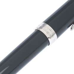 Pre Owned Montblanc Grey Resin Platinum Finish Ballpoint Pen