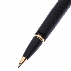 Pre Owned Montblanc Matte Black and Gold Boheme Doue Textured Rollerball Pen