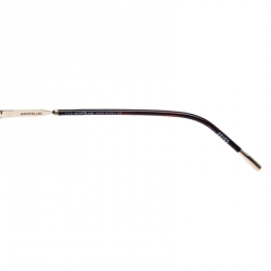 Montblanc Gold Tone/ Brown Gradient MB 695S Aviator Sunglasses