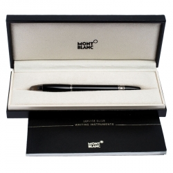 Pre Owned Montblanc StarWalker Black Resin Ruthenium Coated Fineliner Pen