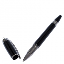 Pre Owned Montblanc StarWalker Black Resin Ruthenium Coated Fineliner Pen