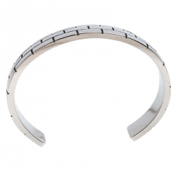 Pre Owned Montblanc Signature for Good Stainless Steel Cuff Bracelet