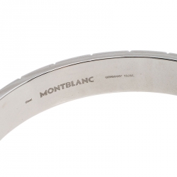 Pre Owned Montblanc Signature for Good Stainless Steel Cuff Bracelet
