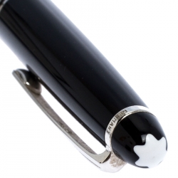  Montblanc Meisterstuck Pix Black Resin Platinum Plated Ball Point Pen 