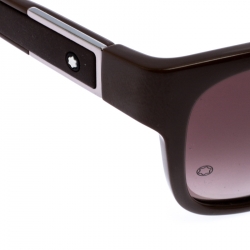 Montblanc Brown Gradient MB 459S Square Sunglasses