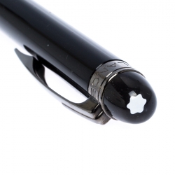 Pre Owned Montblanc StarWalker Midnight Black Resin Ruthenium Coated Ballpoint Pen
