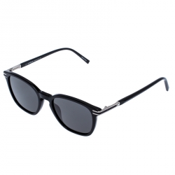 Montblanc Black/Grey MB 700S Square Sunglasses