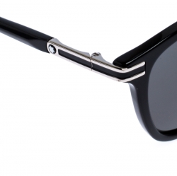 Montblanc Black/Grey MB 700S Square Sunglasses