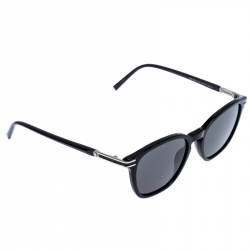Montblanc Black/Grey MB 700S Square Sunglasses
