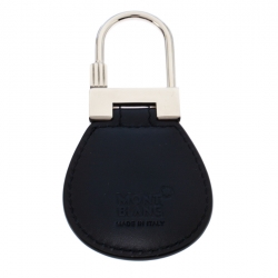 Pre Owned Montblanc Navy Blue Leather Meistersstuck Sfumato Key Holder