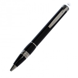 Pre Owned Montblanc StarWalker Midnight Black Resin Ruthenium Coated Ballpoint Pen