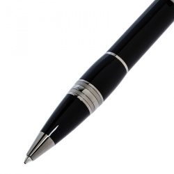 Pre Owned Montblanc StarWalker Midnight Black Resin Ruthenium Coated Ballpoint Pen