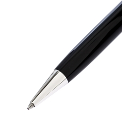 Pre Owned  Montblanc Meisterstuck Pix Black Resin Platinum Finish Ballpoint Pen 