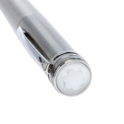 Pre Owned Montblanc Heritage Collection Silver Tone Rollerball Pen