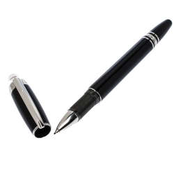 Pre Owned Montblanc StarWalker Black Resin Silver Tone Fineliner Pen