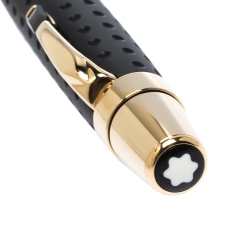 Pre Owned Montblanc Boheme Doue Ligne Resin Gold Tone Ballpoint Pen 