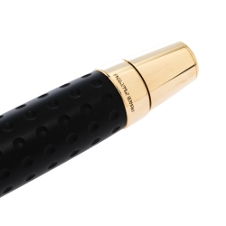 Pre Owned Montblanc Boheme Doue Ligne Resin Gold Tone Ballpoint Pen 