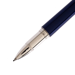 Pre Owned Montblanc StarWalker Cool Blue SIlver Tone Metal Fineliner Pen