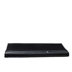 Pre Owned Montblanc Black Fabric and Leather Nightflight Passport Holder