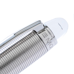 Pre Owned Montblanc StarWalker Doue Guilloché Pattern Two Tone Fineliner Pen