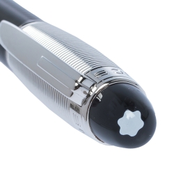 Pre Owned Montblanc StarWalker Doue Guilloché Pattern Two Tone Fineliner Pen