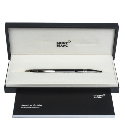 Pre Owned Montblanc StarWalker Midnight Black Resin Ruthenium Coated Ballpoint Pen