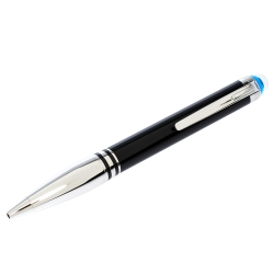 Pre Owned Montblanc StarWalker Black Resin Platinum Finish Ballpoint Pen