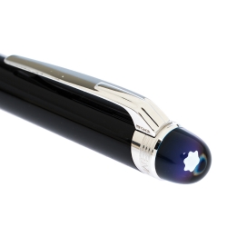 Pre Owned Montblanc StarWalker Black Resin Platinum Finish Ballpoint Pen
