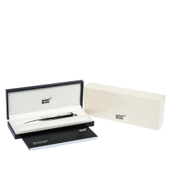 Pre Owned Montblanc StarWalker Black Resin Platinum Finish Ballpoint Pen