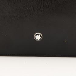 Pre Owned MontBlanc Black Leather Meisterstuck Wallet 