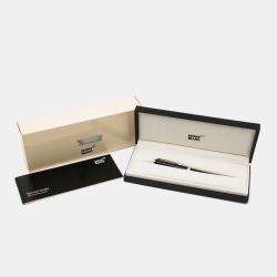 Pre Owned Montblanc PIX Black Resin Silver Tone Ballpoint Pen