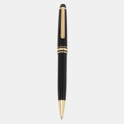 Pre Owned Montblanc Meisterstück Resin Gold Tone Ballpoint Pen