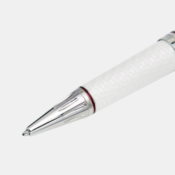 Pre Owned Montblanc John F. Kennedy Limited Edition 1917 Blue/White Lacquer Platinum Ballpoint Pen
