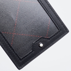 Montblanc Black Leather Lanyard ID Card Holder