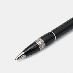 Pre Owned قلم حبر جاف مون بلان ستار واكر ميدنايت راتنج اسود وذهب وردي اللون