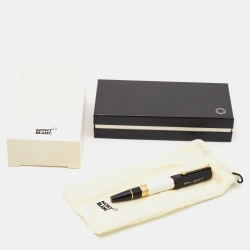 Pre Owned Montblanc Writers Edition William Shakespeare Resin Composite Gold Plated RollerBall Pen
