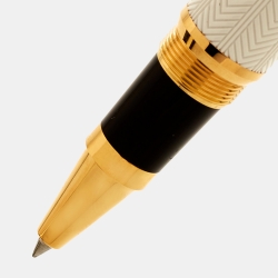 Pre Owned Montblanc Writers Edition William Shakespeare Resin Composite Gold Plated RollerBall Pen